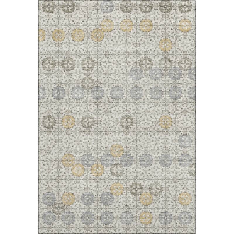 Premium Washable Super Soft Geo Mosaic Mayfield Rug