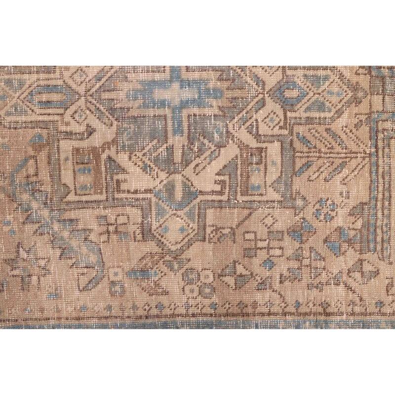 ECARPETGALLERY Hand-knotted Antalya Vintage Tan Wool Rug - 3'0 x 14'3