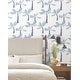preview thumbnail 3 of 5, York Wallcoverings Painted Oasis Ultramarine Wallpaper