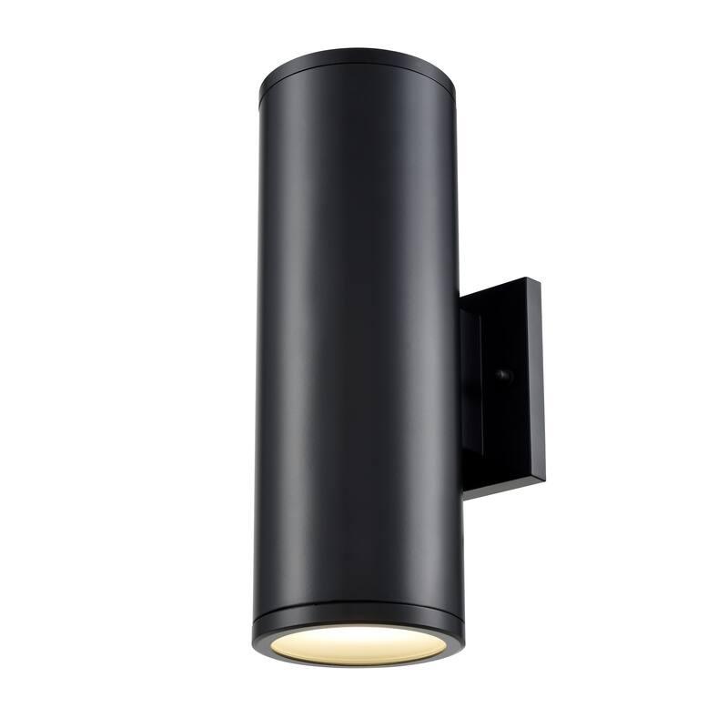 Vegas LED Outdoor Wall Sconce Powder Coated Black
