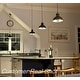 preview thumbnail 7 of 11, The Gray Barn Modern 1-Light Metal Industrial Dome Farmhouse Small Pendant Lights for Kitchen Island - D9" x H7.3"