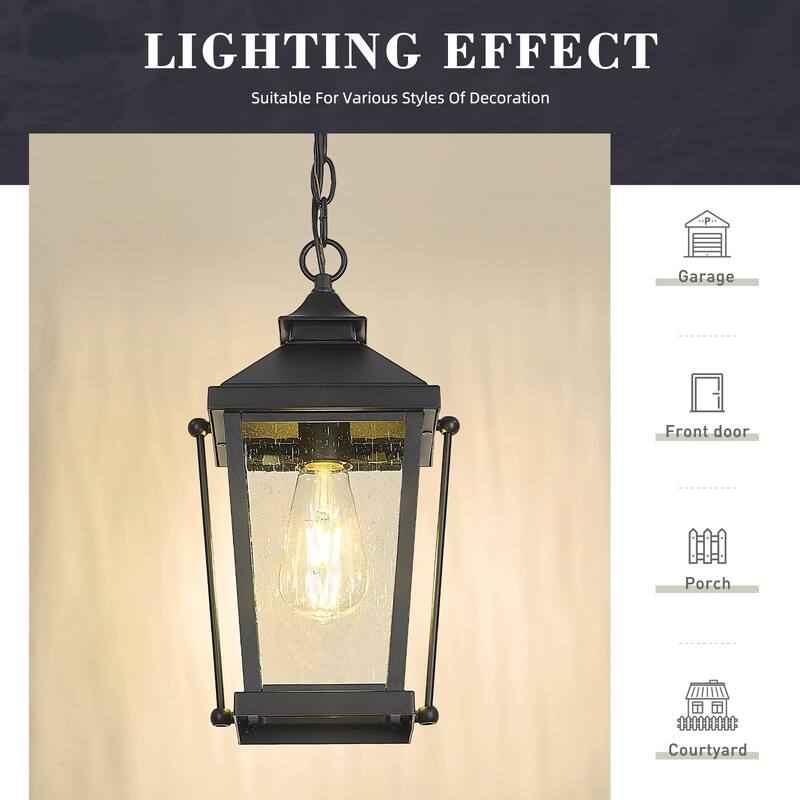 14 Inch Outdoor Hanging Porch Light