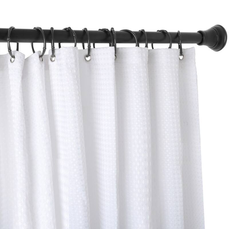 Utopia Alley Victoria Rustproof Shower Curtain Rings for Bathroom - Set of 12