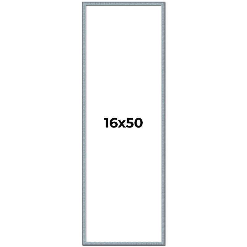 16x50 Frame Rustic Sky Blue Solid Wood Picture Frame | 0.75 Inch