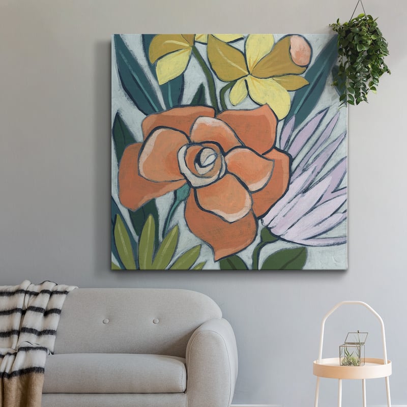 Window Box Garden II-Premium Gallery Wrapped Canvas - Ready to Hang