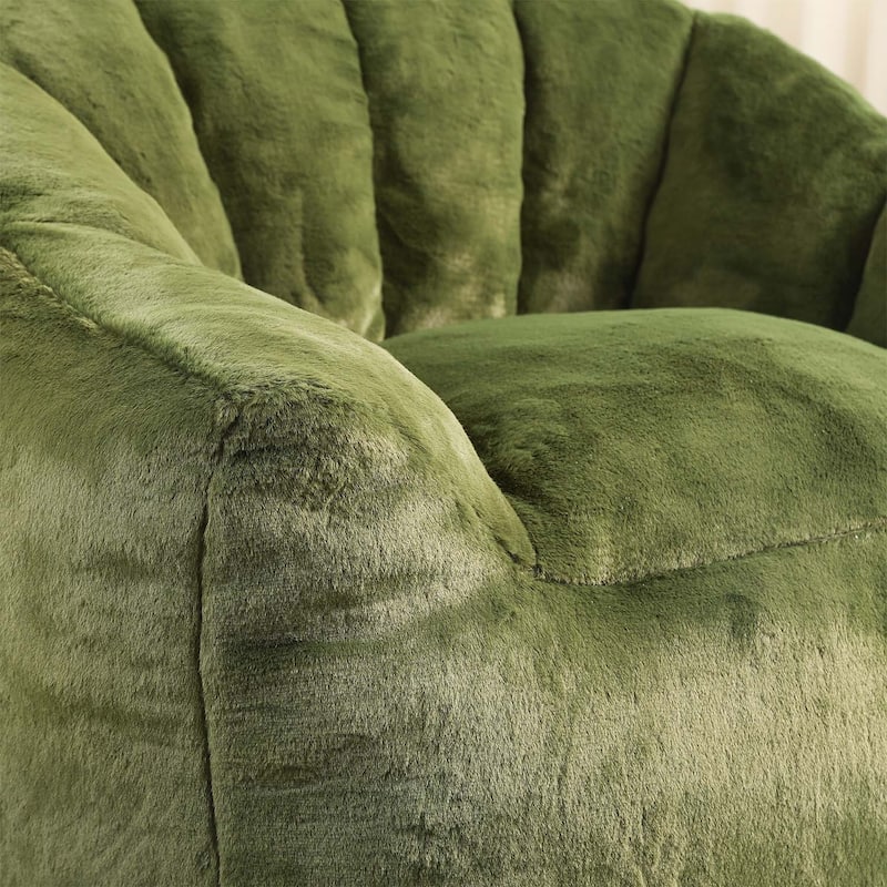 Comfy Bean Bag Sofa Chair with Armrests for Ultimate Relaxation in Living Room and Bedroom