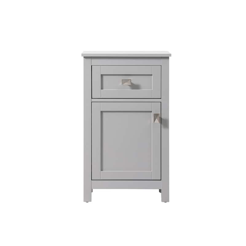 Indigo Home 18 Inch Bathroom Storage Freedstanding Cabinet
