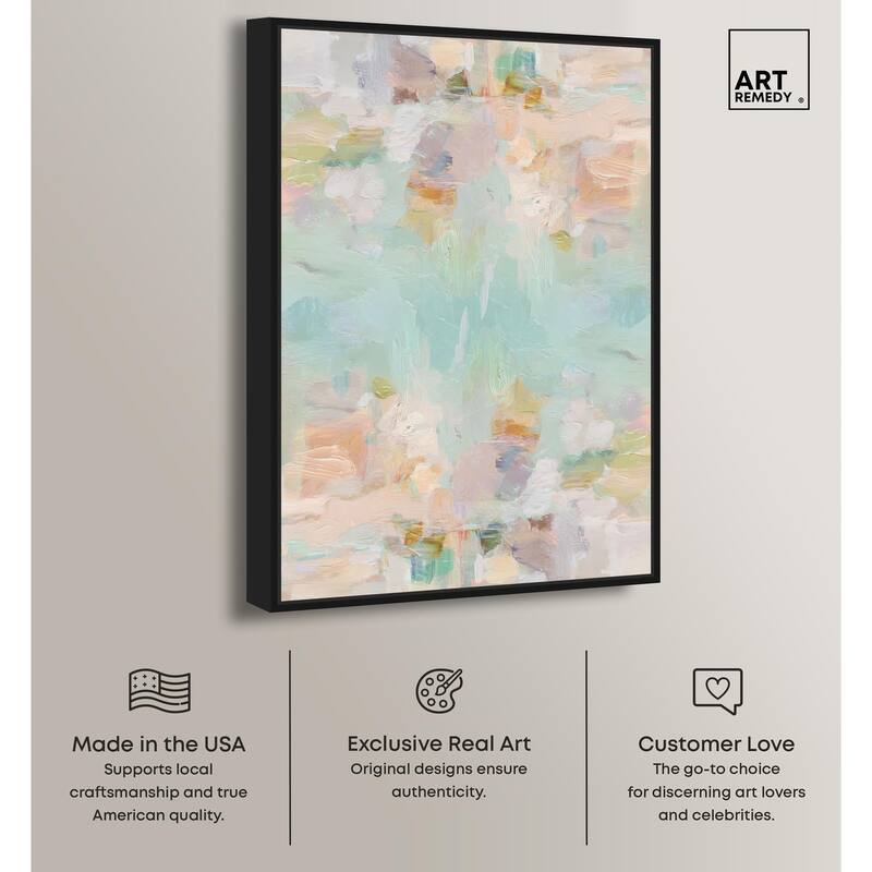 Expressive Swirls Canvas by Art Remedy