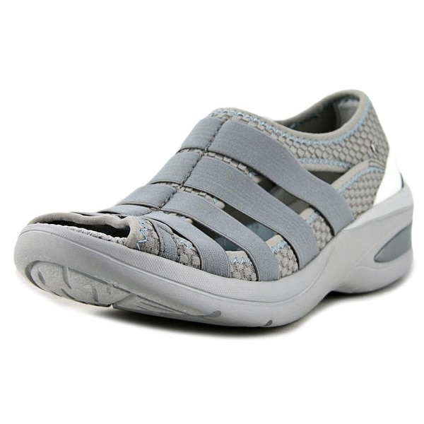 Shop BZees Revival Women W OpenToe Canvas Gray Sport Shop BZees Revival Women W OpenToe Canvas Gray Sport