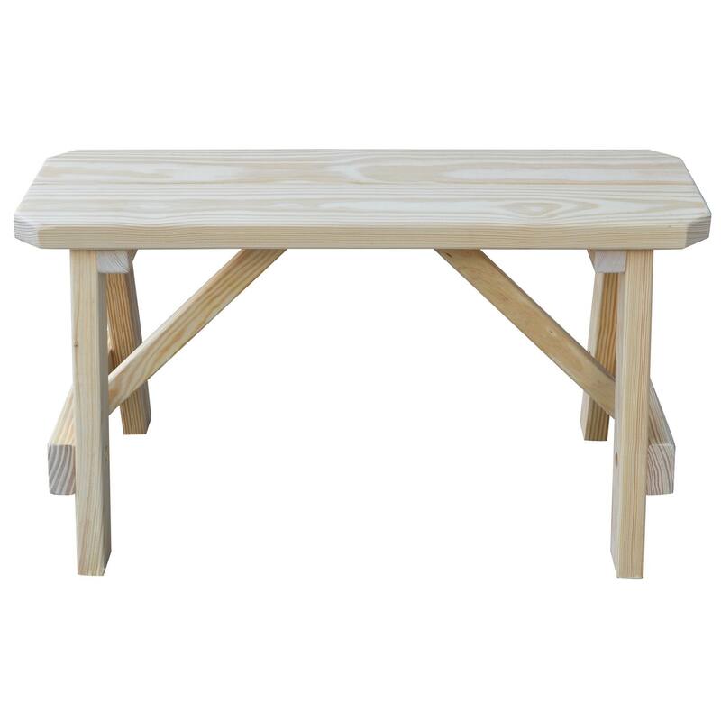 Pressure Treated Pine 3' Traditional Bench