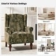 preview thumbnail 15 of 19, Ivan Traditional Animal Pattern Armchair with Nailhead Trim Set of 2 by HULALA HOME