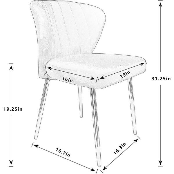 Modern Dining Chairs Velvet Accent Chair Bed Bath & Beyond 36406177