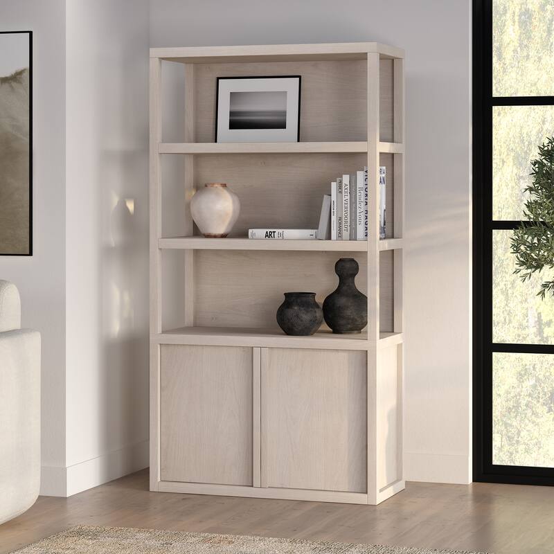 Savin 67.5" Tall Rectangular Bookcase - 67.5" Tall