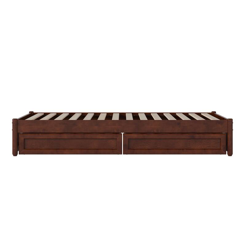 Barcelona Panel Platform Bed with Storage Drawers
