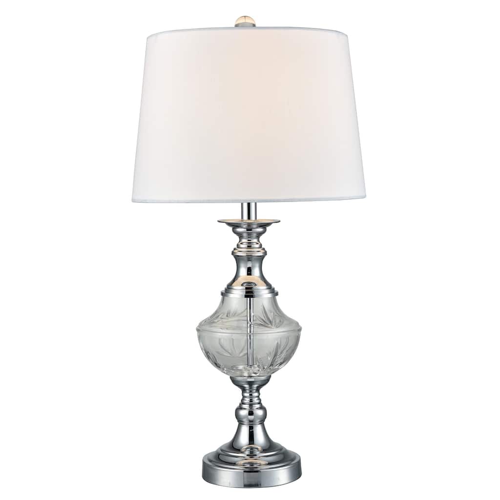 Springdale 26"H Frosted Murray Crystal Table Lamp