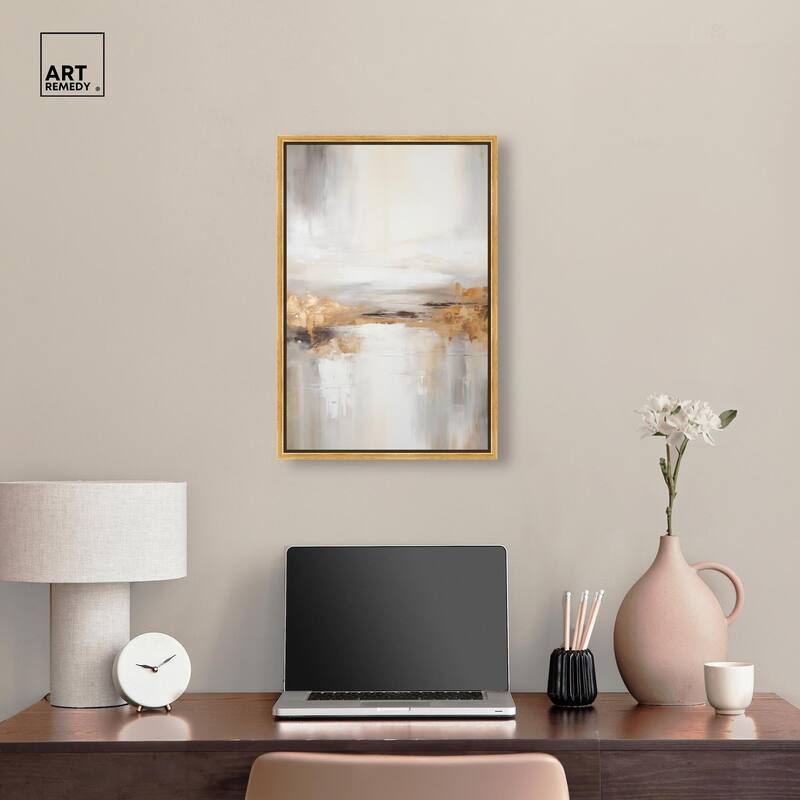 Gold Dust II Canvas by Art Remedy