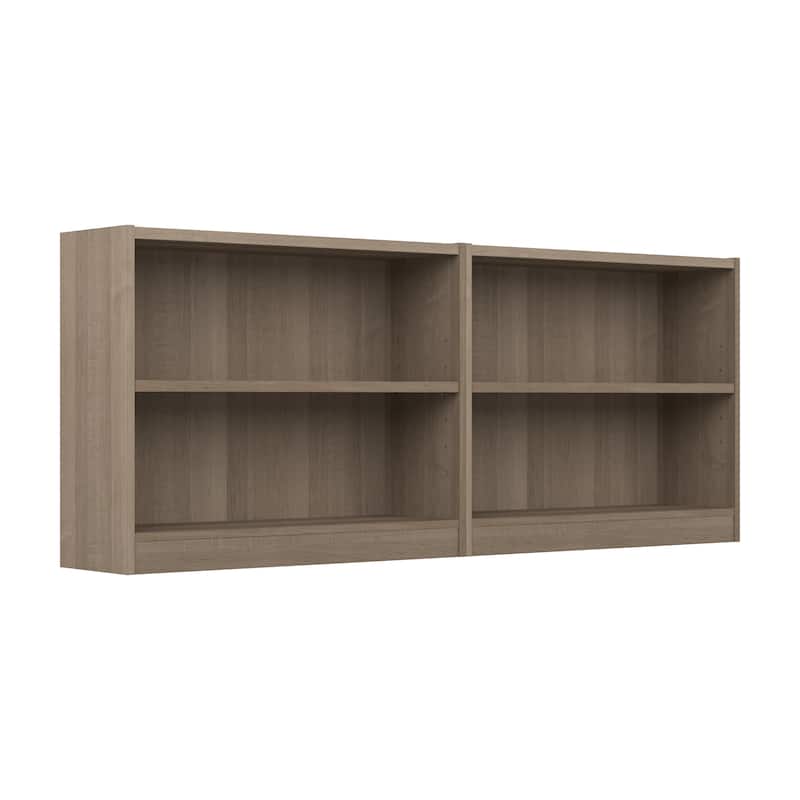 Universal Small 2 Shelf Bookcase Storage - Set of 2 by Bush Furniture.