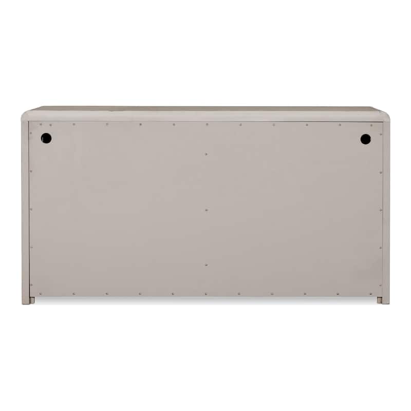 Furniture of America Billet Modern Natural Oak Solid Wood Dining Server Cabinet