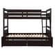 preview thumbnail 9 of 43, Multi-function Twin over Full Bunk Bed With Storage Drawers,Sturdy Frame For Bedroom