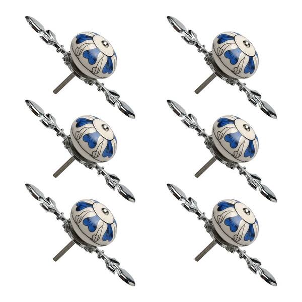 Shop 6pcs Ceramic Knobs Vintage Knob Drawer Pull Handle Furniture