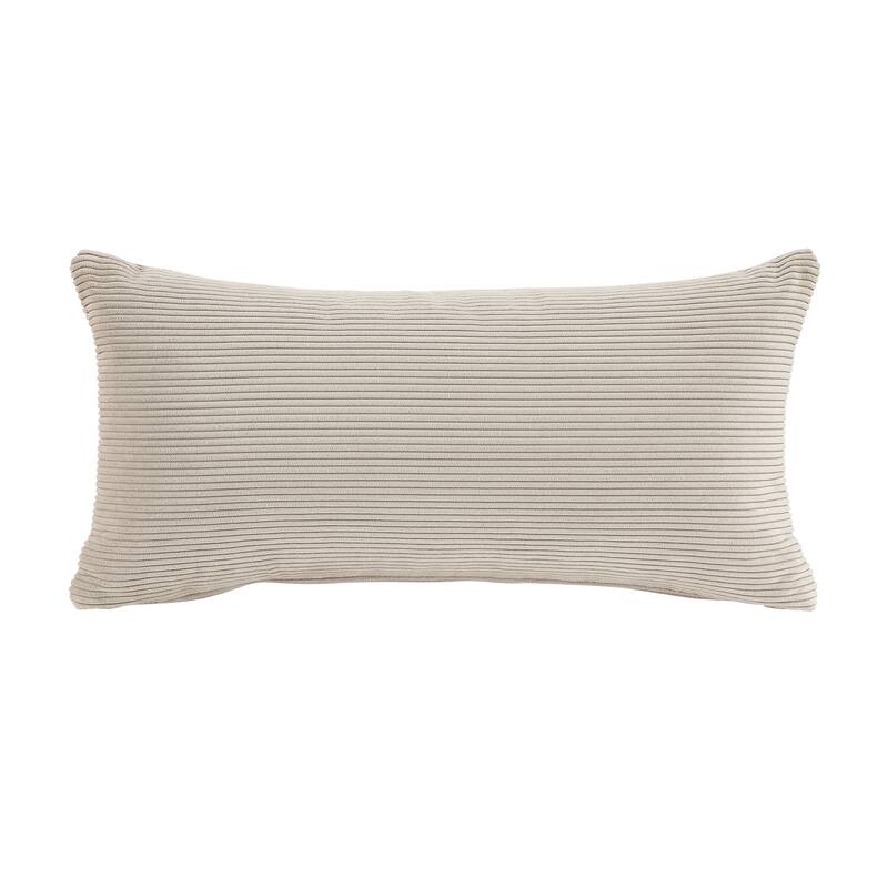 Clara 27.5" Corduroy Fabric Accent Chair - Matching Pillow