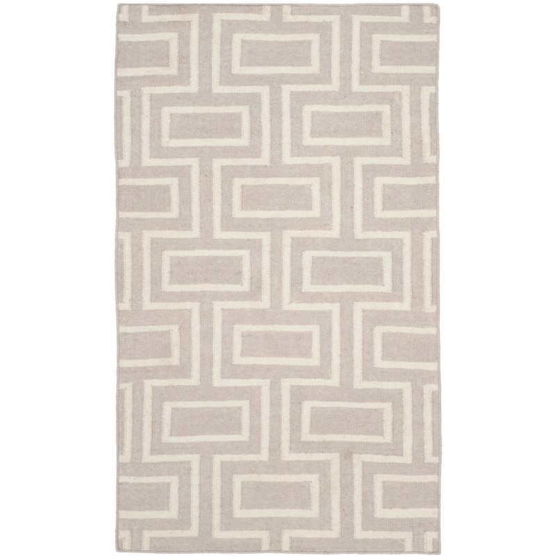 SAFAVIEH Handmade Flatweave Dhurries Iacobina Modern Moroccan Wool Rug