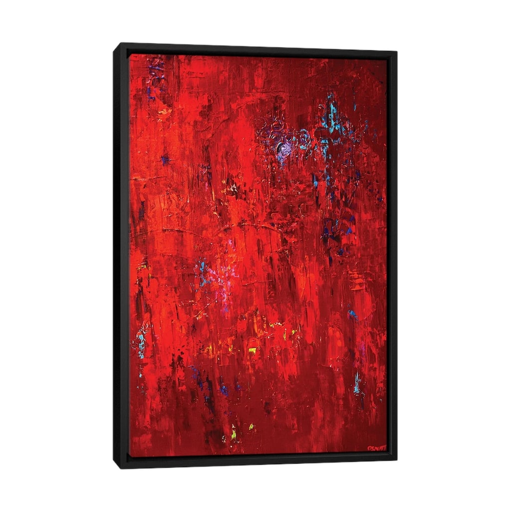 "Red" by Osnat Tzadok Framed