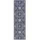 preview thumbnail 7 of 45, Lauren Ralph Lauren Handmade Etienne Wool Area Rug 2'3" x 10' Runner - Navy/Ivory - Runner