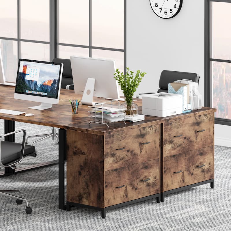 Lateral File Cabinet, 2-Drawer Filing Cabinet