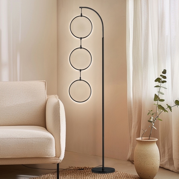 Brightech Nova 74 in. Industrial 3 Ring Light LED Super Bright