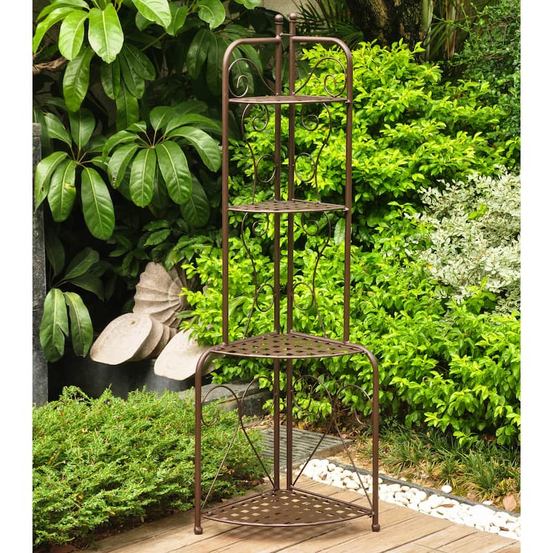 Mandalay Folding Iron Bakers Rack