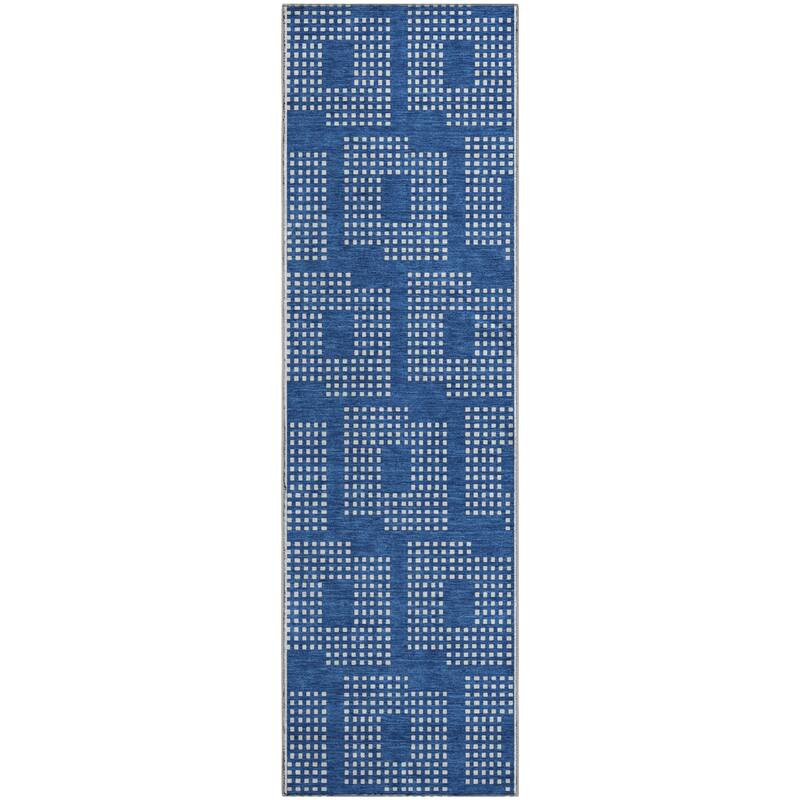 Premium Washable Super Soft Modern Houndstooth Mayfield Rug