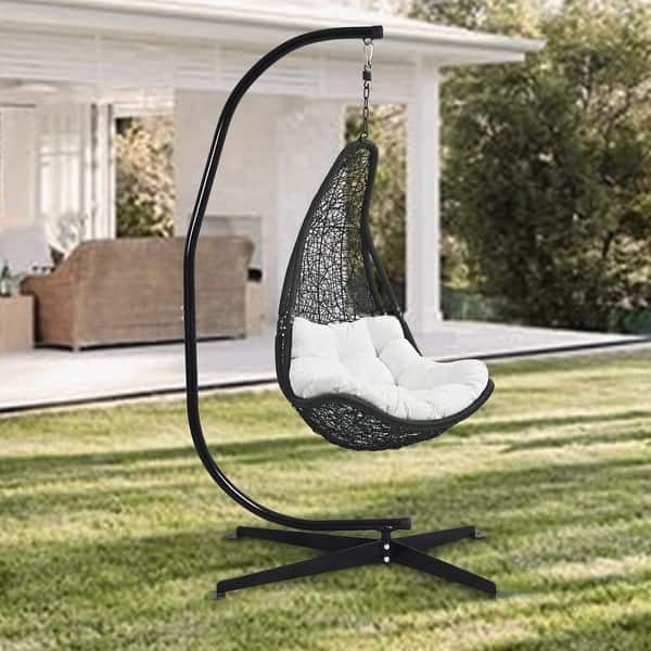 Heavy Duty Portable C Stand For Hanging Chair Solid Steel Construction Outdoor Indoor Stand Only Overstock 31623730