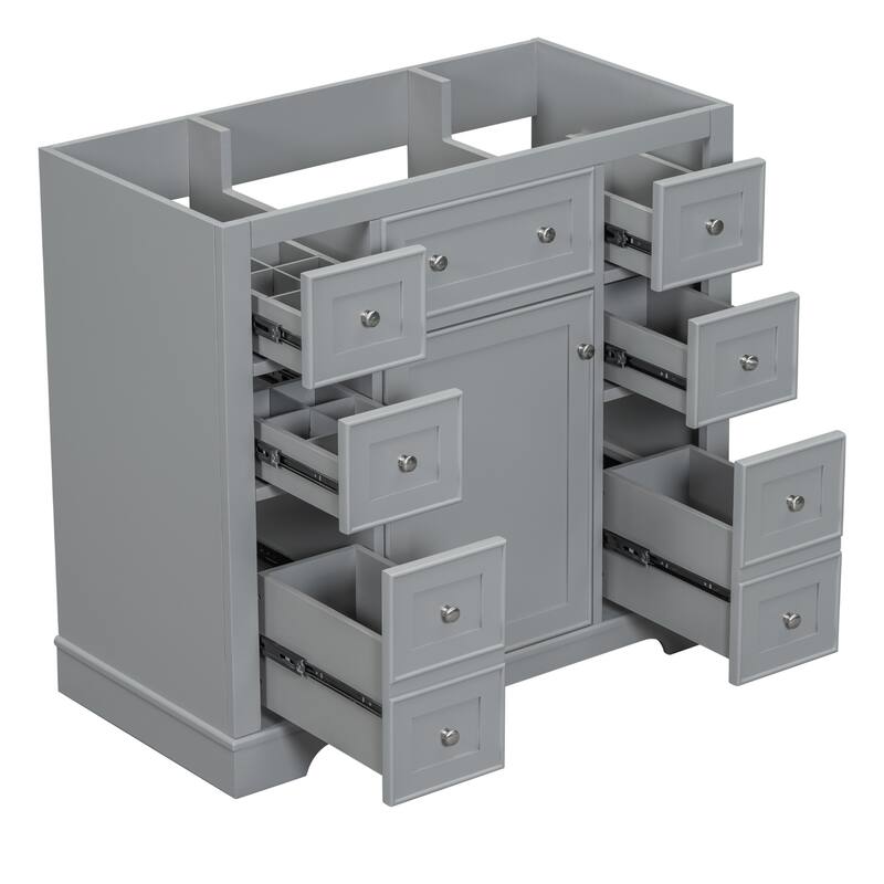 36" Bathroom Vanity without Sink