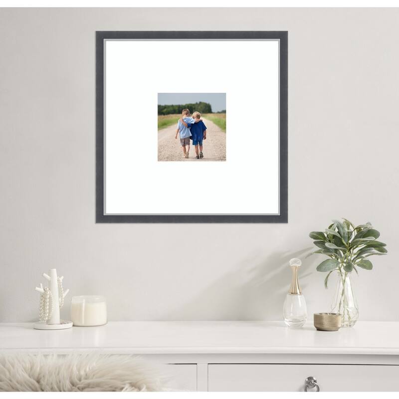 Eva Black Silver Thin Framed Picture Frame, Photo Frame