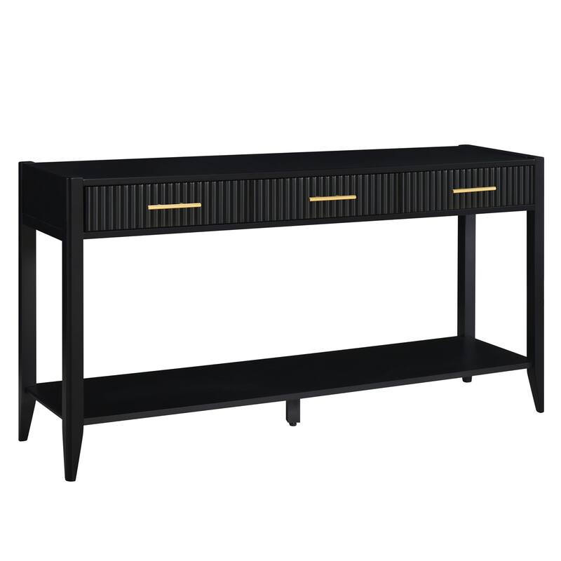 For Entry with Vertical Stripe Drawer Consoles