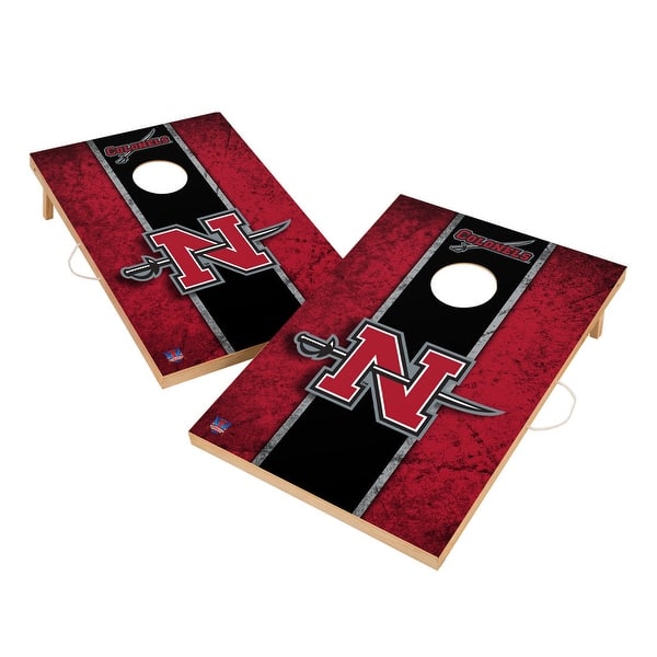 slide 2 of 5, Vintage Nicholls State University Colonels Regulation 2x4 Cornhole Set