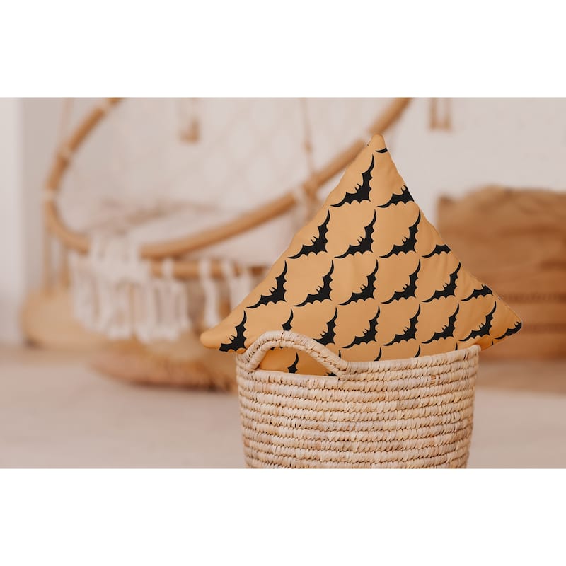 Bat Colony Decorative Throw Pillow