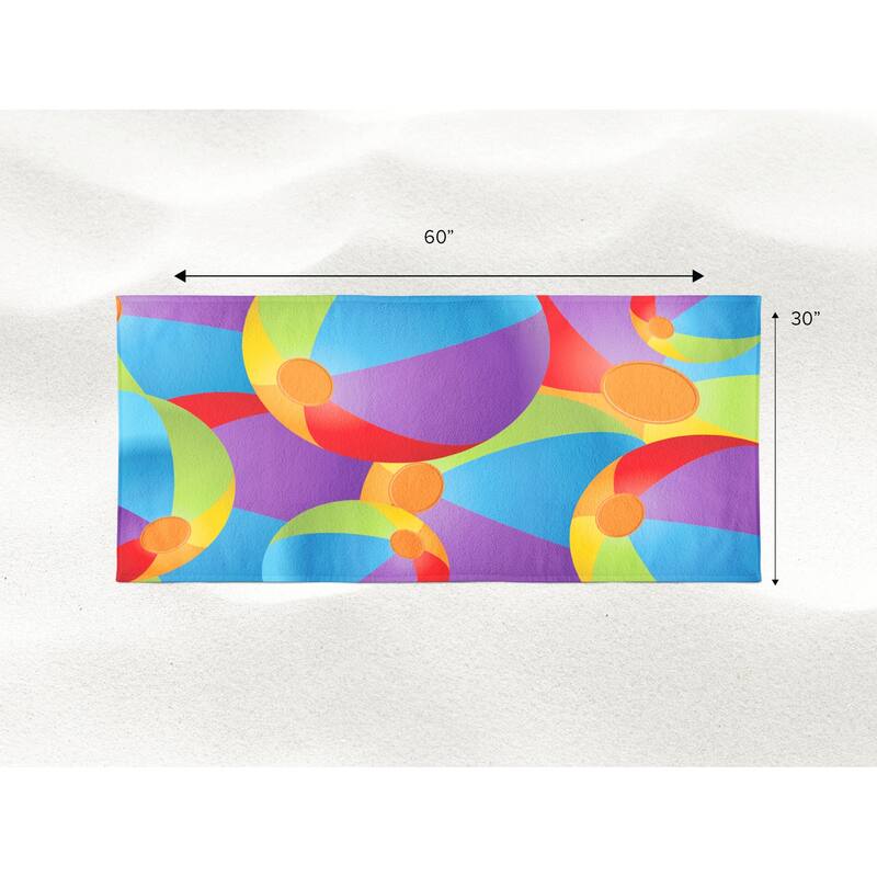Arkwright Cotton Printed Novelty Beach Towel - 30x60 Inches