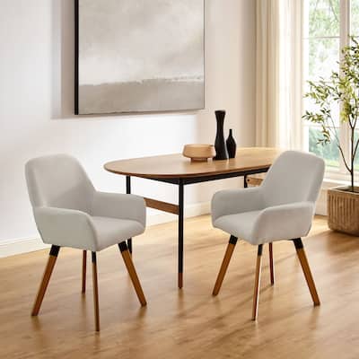 Art Leon Swivel Accent Dining Chairs (Set of 2)