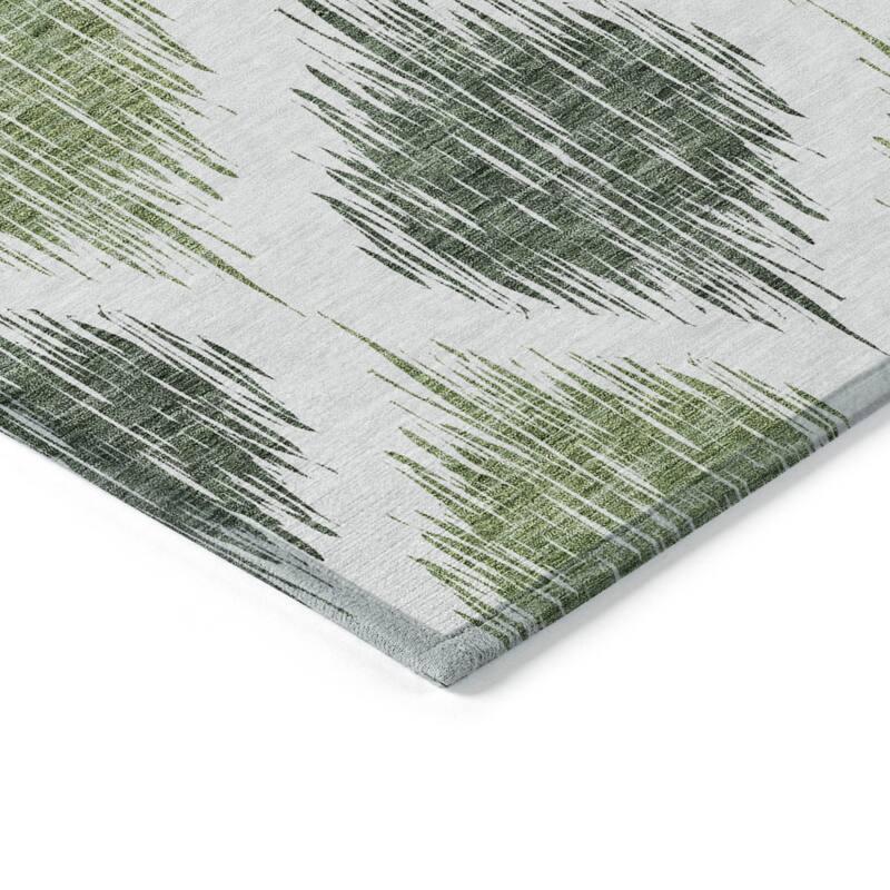 HomeRoots Ikat Transitional Rectangle Outdoor Rug