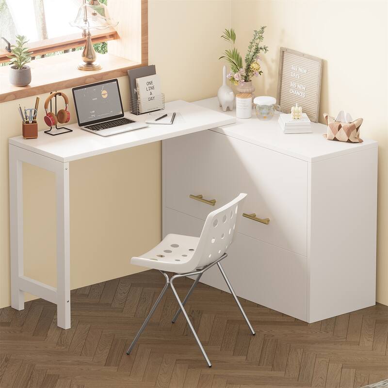 Twin Size Murphy Bed with Adjustable Position Desk,Foldable Cushion