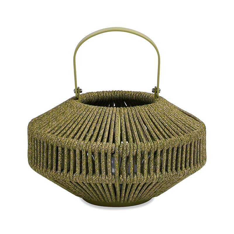 Nova 14" Outdoor Patio Lantern - Heathered Green