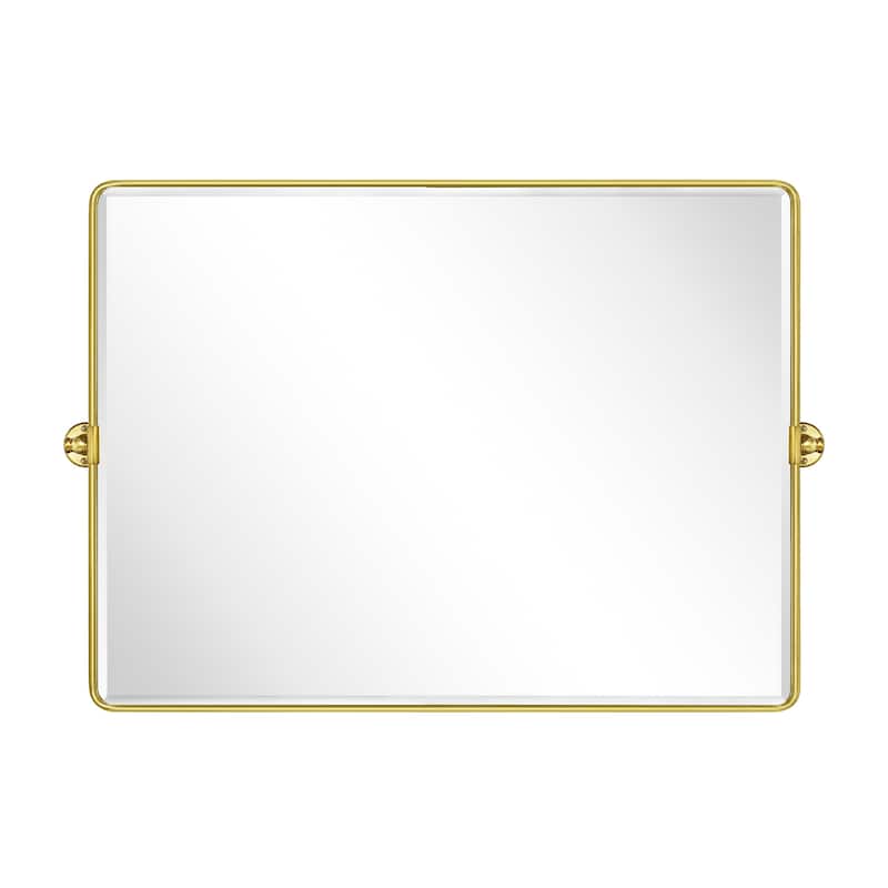 TEHOME Lutalo horizontal Beveled Bathroom / Vanity Mirror