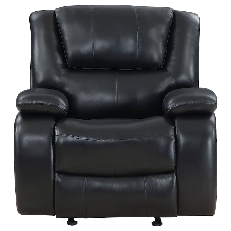 Camila Leatherette Upholstered Glider Recliner Chair