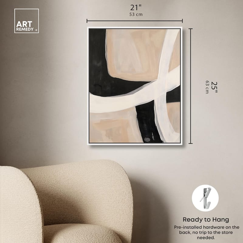 Subline Strokes I Canvas by Art Remedy