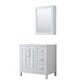 preview thumbnail 1 of 18, Daria 36-inch Single Vanity, No Top, Medicine Cabinet