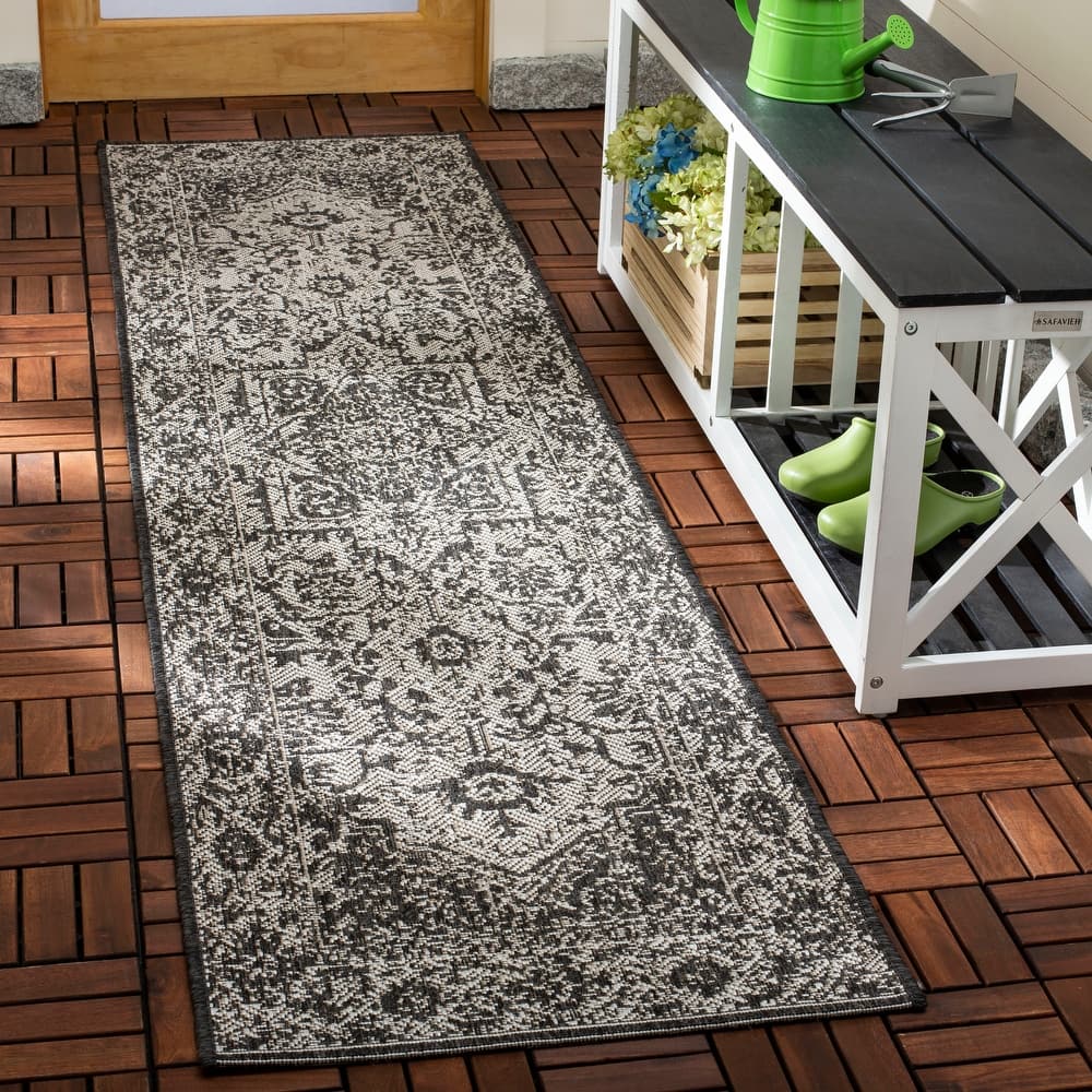 SAFAVIEH Beach House Pouline Indoor/ Outdoor Waterproof Patio Backyard Rug