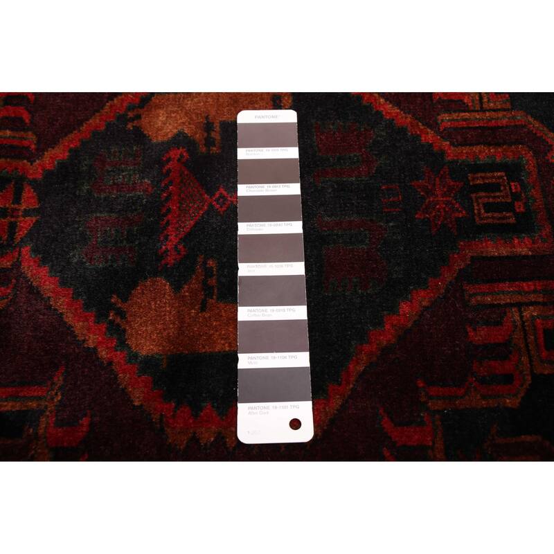 ECARPETGALLERY Hand-knotted Teimani Black Wool Rug - 4'1 x 6'8