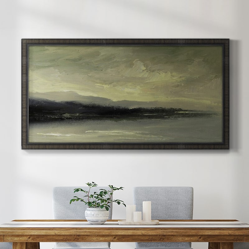 Coastal Dawn Premium Framed Canvas- Ready to Hang